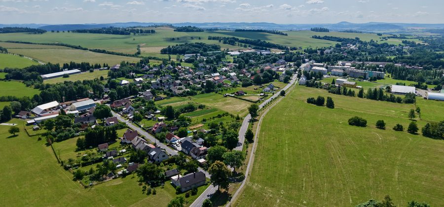 Světlá Hora — pohled na obec